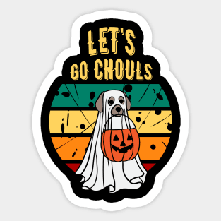 Let's Go Ghouls DOG Sticker
